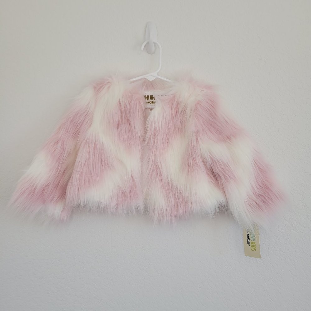 Genuine Kids OshKosh Faux Fur Jacket NWT